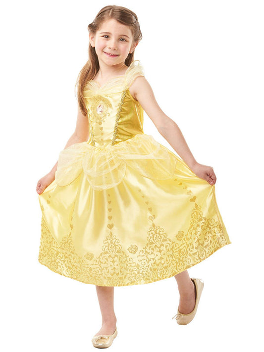 Disney Belle Princess Costume, perfect for girls imaginative play and dress-up at home.