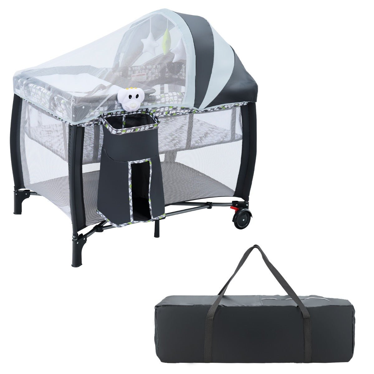 3-in-1 Baby Portacot with Adjustable Net - Versatile Comfort and Safety