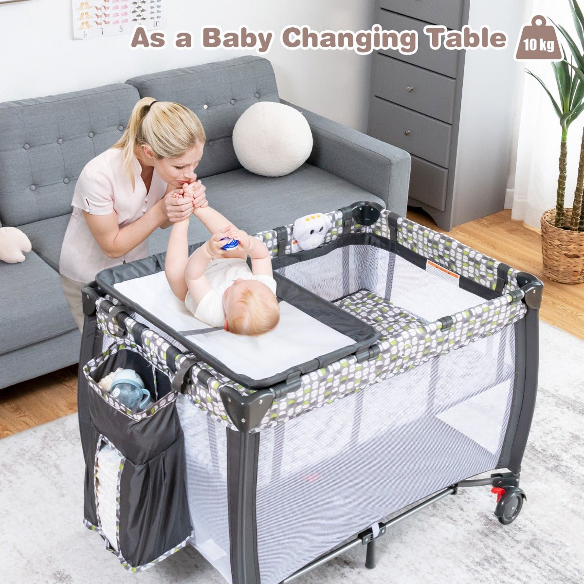 Transformative Baby Portacot - 3-in-1 Design for Secure Rest