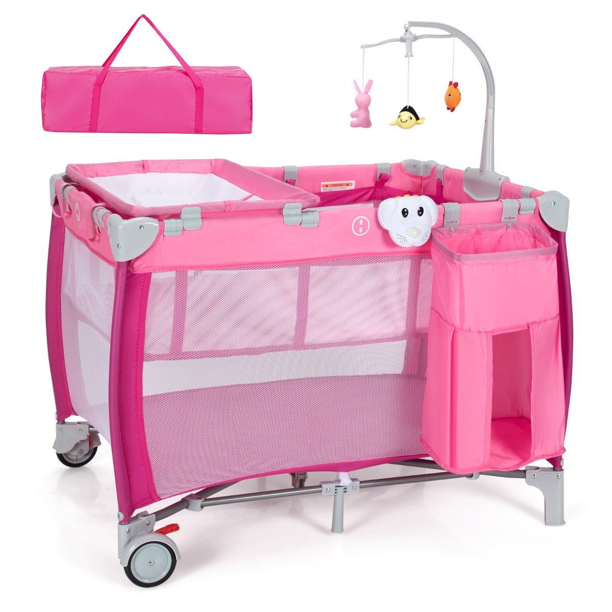 Multi-Functional Portacot - Bassinet & Changing Table for Growing Babies