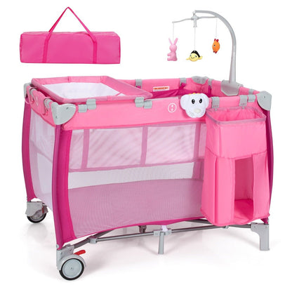 Multi-Functional Portacot - Bassinet & Changing Table for Growing Babies