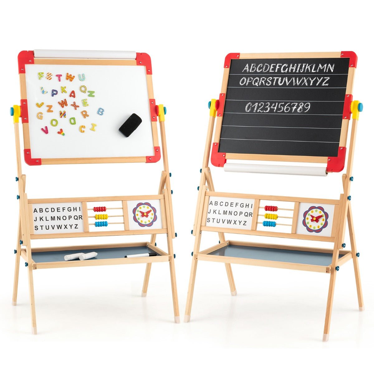 Shop 3-in-1 Wooden Art Easel - Unleash Your Child's Creativity