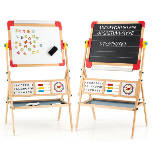 Shop 3-in-1 Wooden Art Easel - Unleash Your Child's Creativity