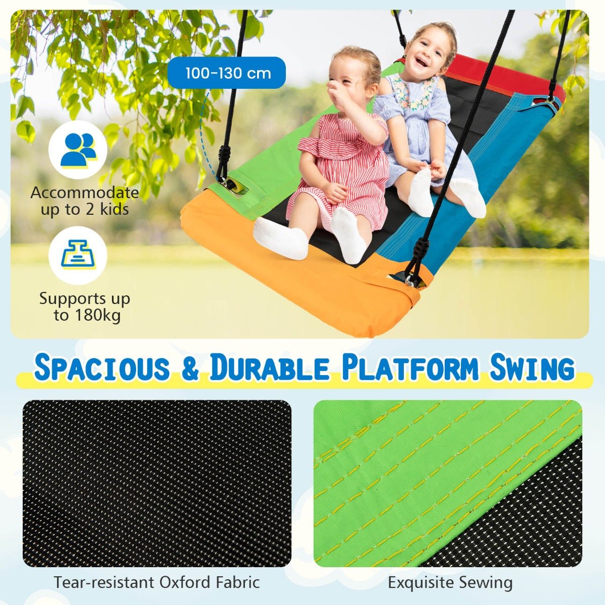 3 in 1 Kids Swing Set | Versatile outdoor playground frame for adjustable fun at home.