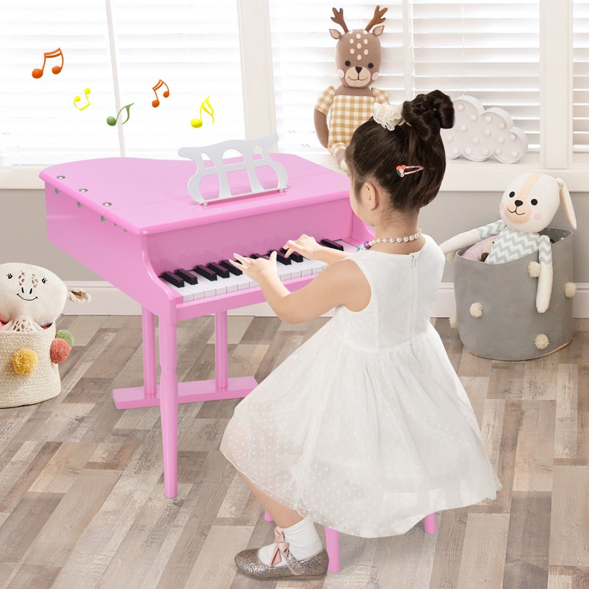 Buy the Kids Piano Keyboard with Sheet Music Stand