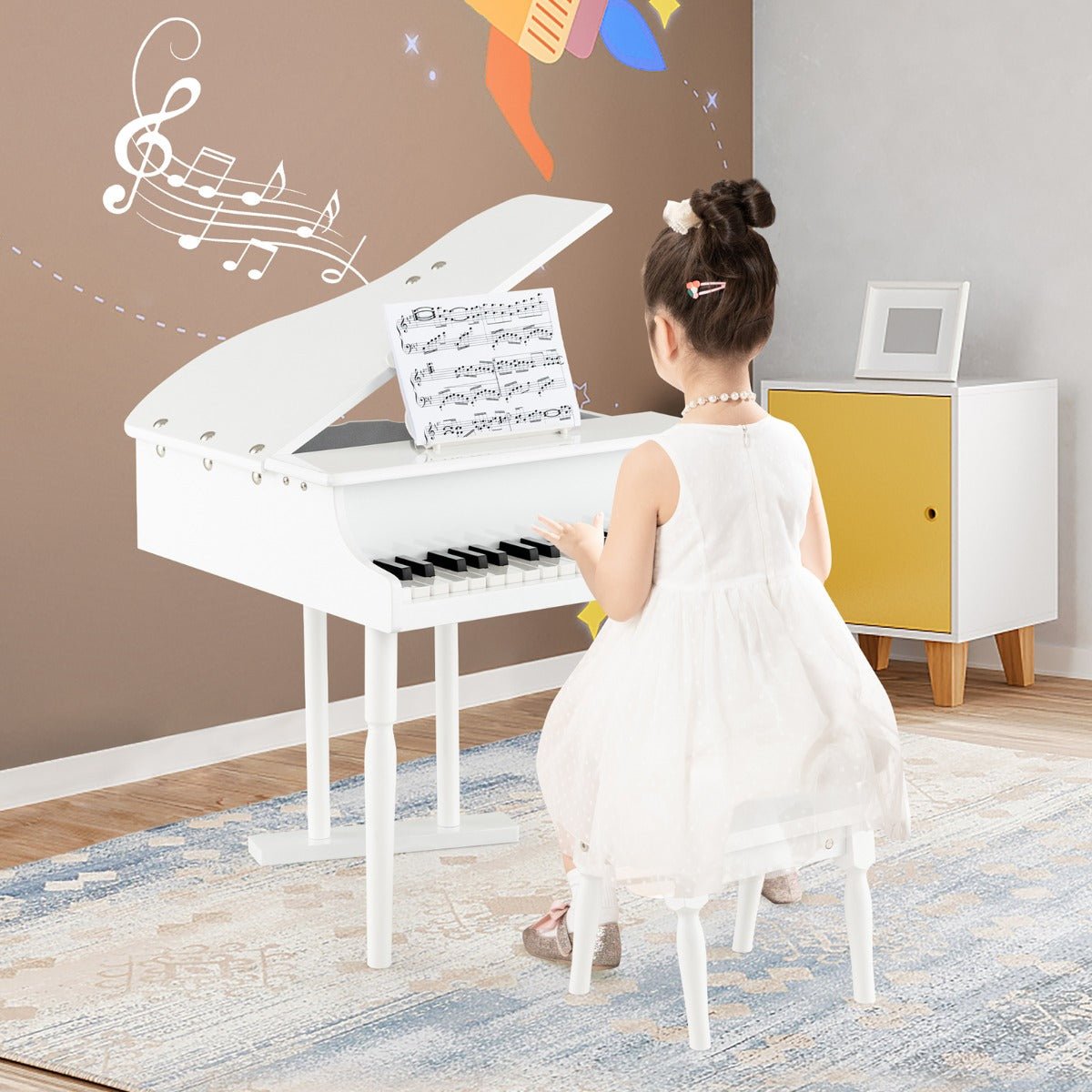 Buy the Kids Piano Keyboard with Sheet Music Stand