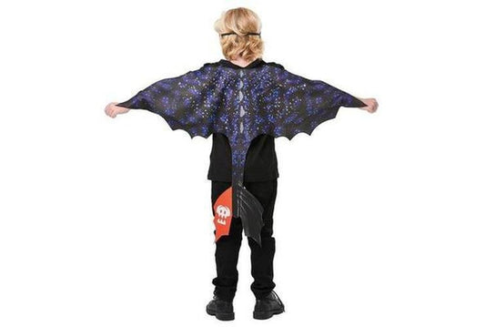 Toothless Nightfury Glow Dragon Wings and Mask Set for imaginative playtime adventures.