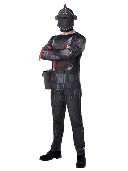 Fortnite Black Knight adult costume with accessories for imaginative play at home.