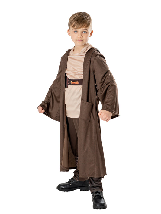 Star Wars Obi-Wan Kenobi Kids Deluxe Costume Set for imaginative play at home.