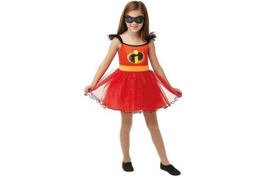 Incredibles 2 girls tutu costume with eyemask | Disney Pixar design for imaginative play at home.