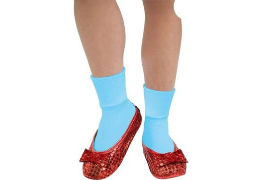 Dorothy Ruby Slippers Sequin Shoe Covers, perfect for Wizard of Oz dress-up play at home.