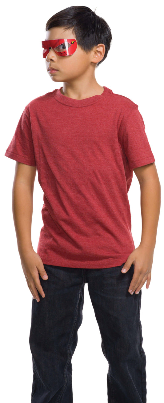 The Flash kids mask featuring character eyes, perfect for imaginative play at home.