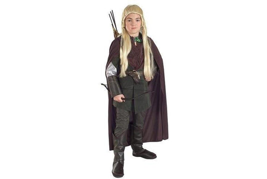 Legolas Lord of the Rings child costume set for fantasy dress-up play at home.