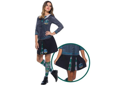 Slytherin adult skirt for Harry Potter fans | perfect for costume parties and dress-up play.