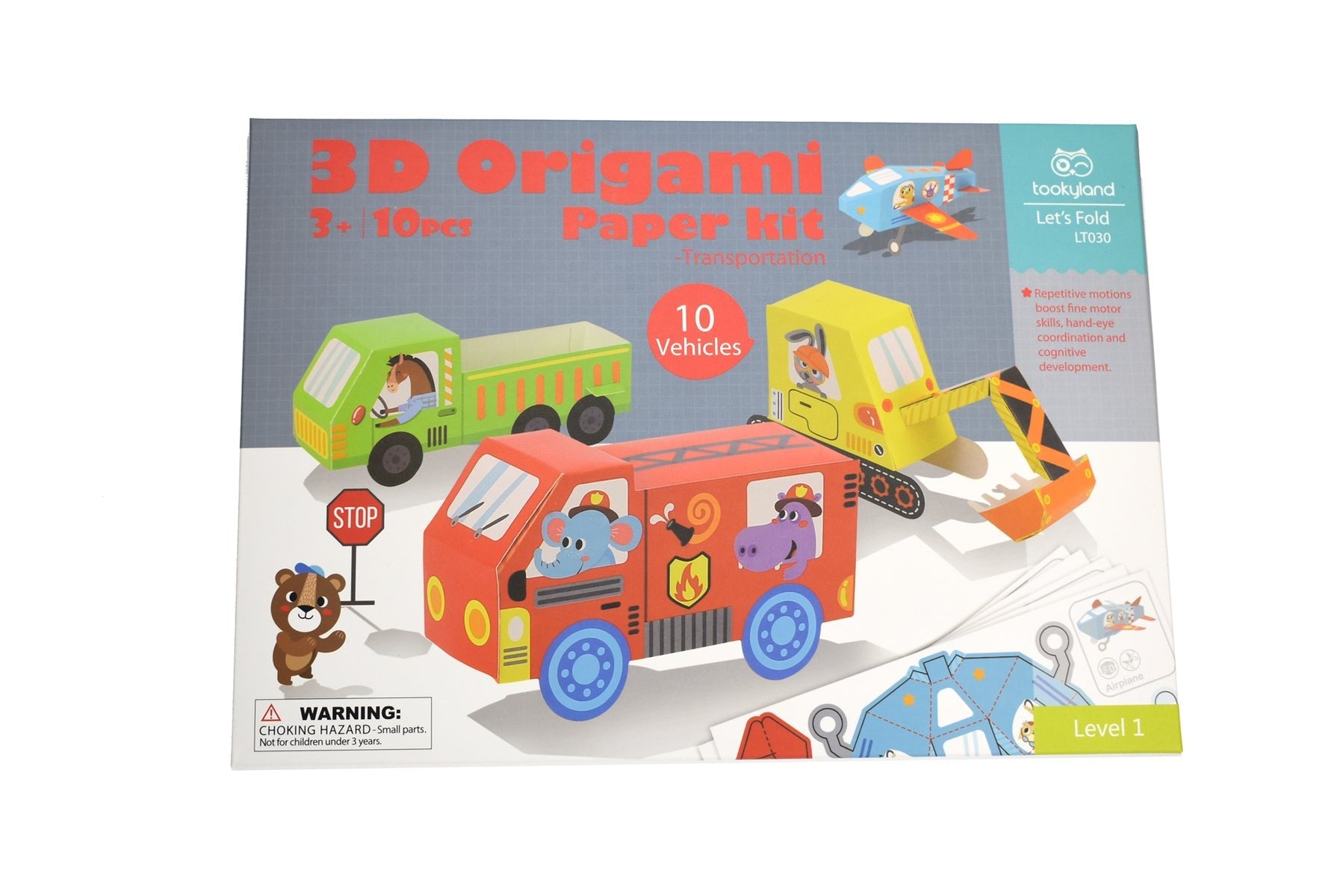 3D Paper Origami Vehicles