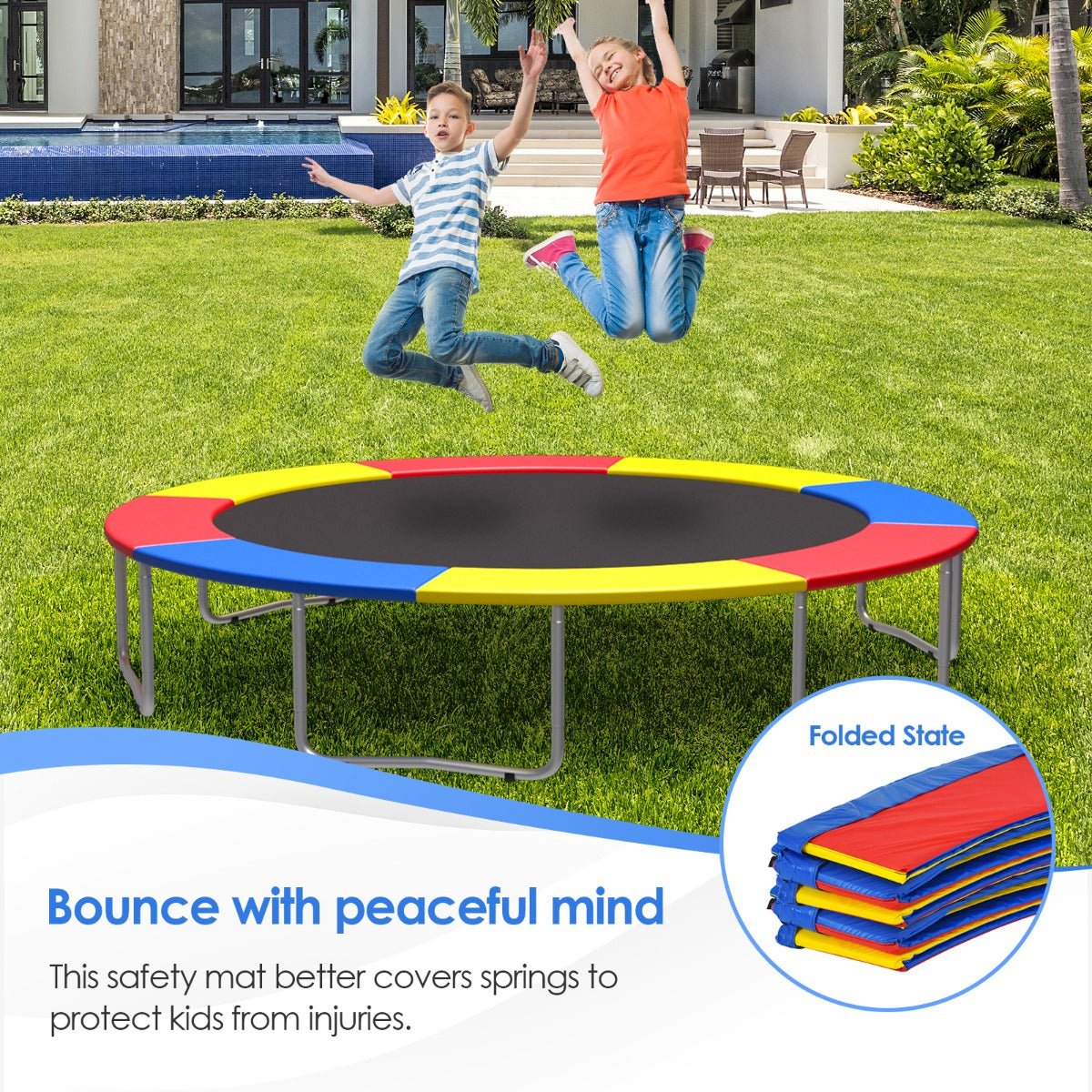 Safety First: 3 Metre Trampoline Replacement Safety Pad, Waterproof & Durable