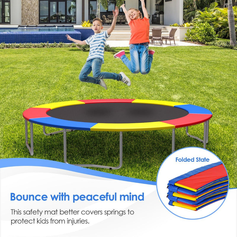 Trampoline replacement safety clearance pad