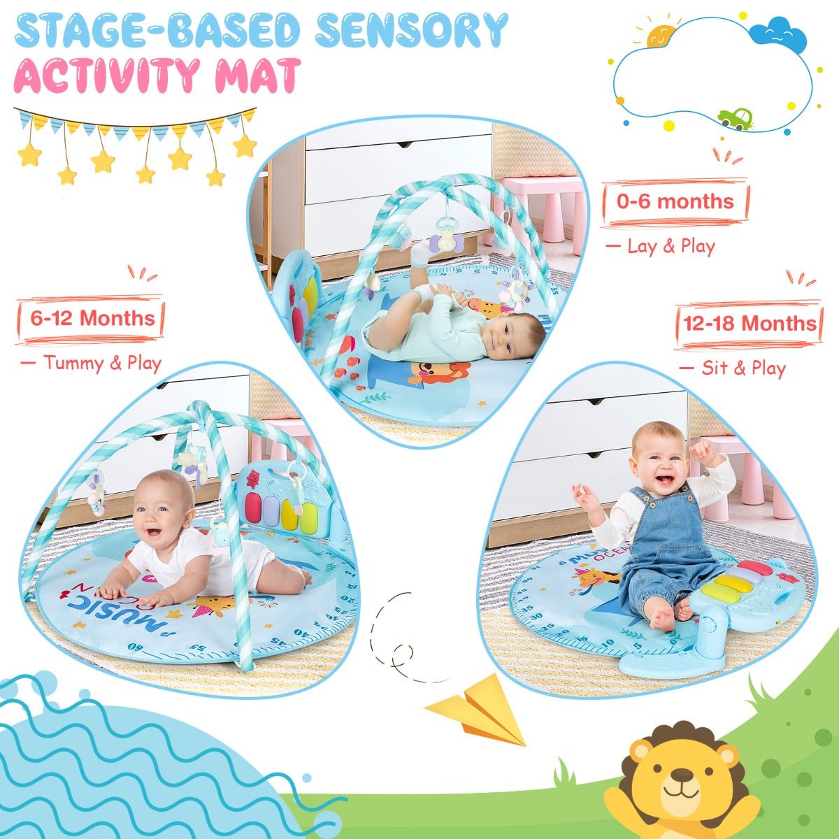 Sensory Toy for Babies - Music, Lights & Fun