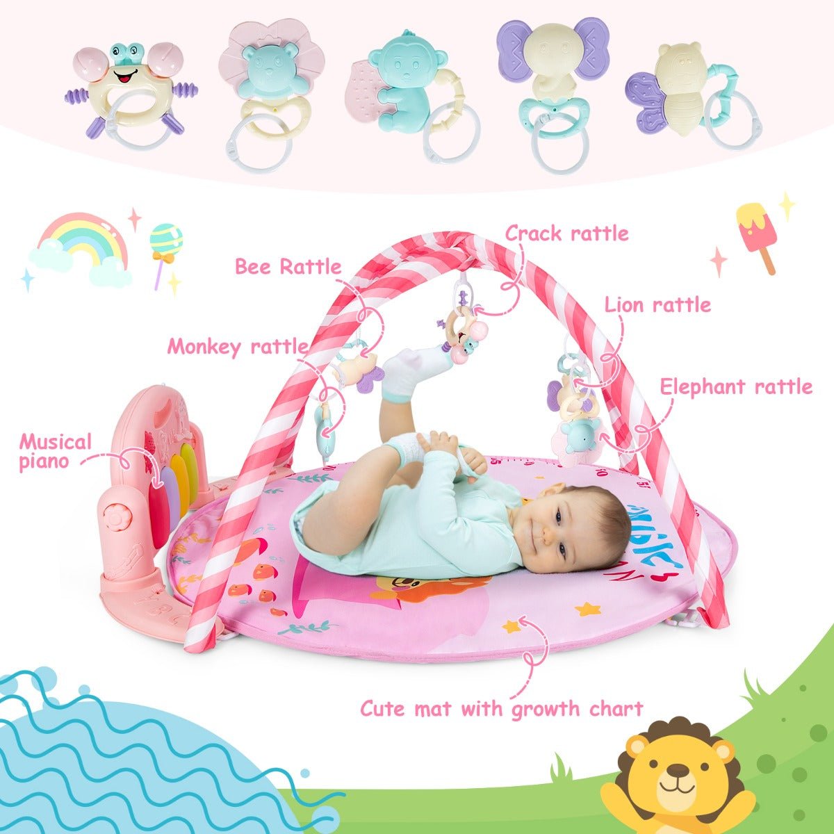 Multi-Stage Play Mat for Babies