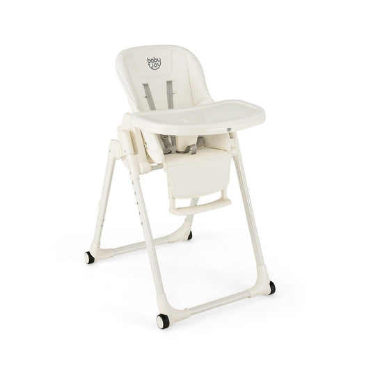 Buy 4-in-1 Baby High Chair with 6 Adjustable Heights - Beige