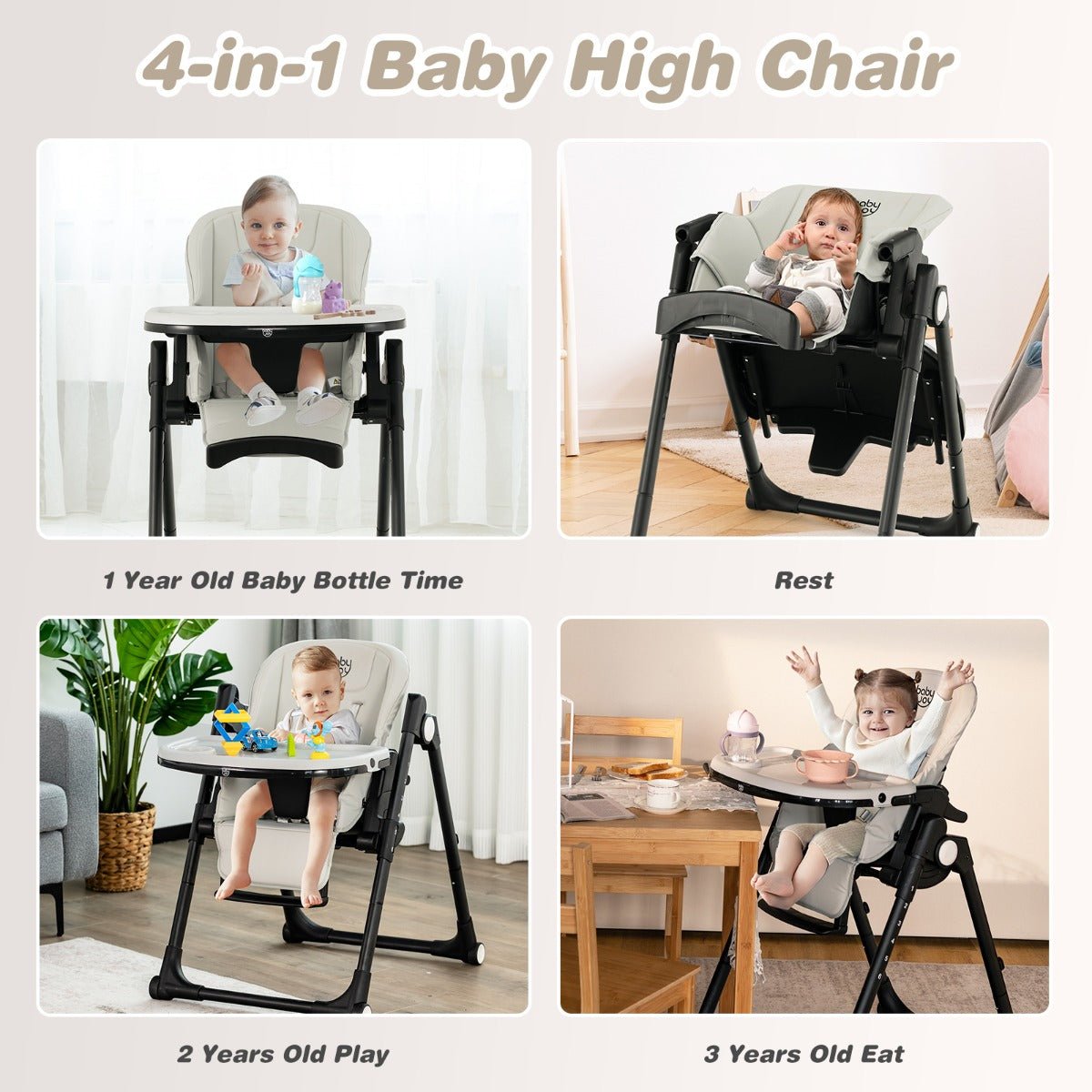 Convertible Baby Chair for Eating, Playing, and More