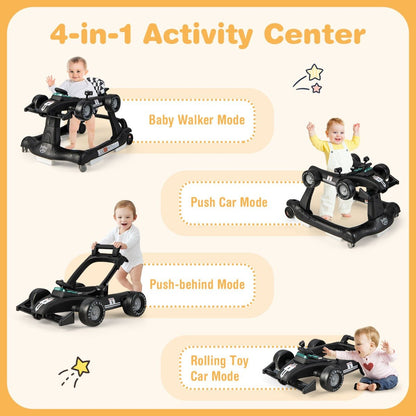 Buy the Ultimate Black 4-in-1 Activity Car Walker for Little Ones