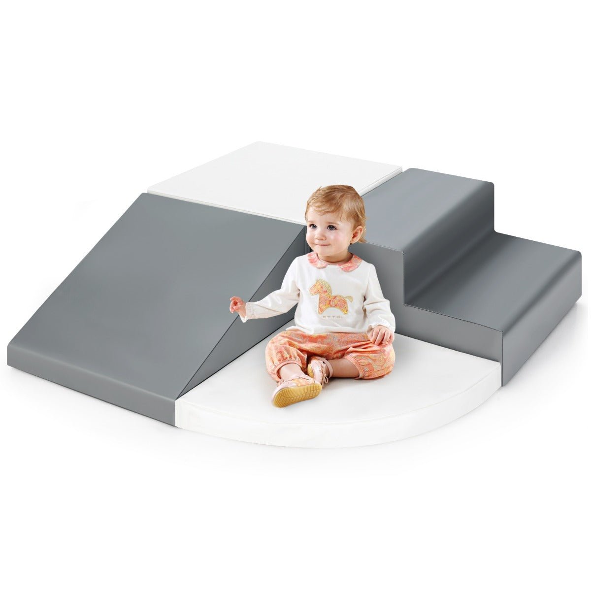 Children's Climbing Blocks with PU Leather Surface