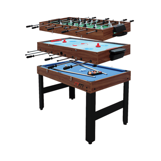 Multi-game 4FT table for kids | Foosball, Soccer, Hockey, Pool - endless fun at home.