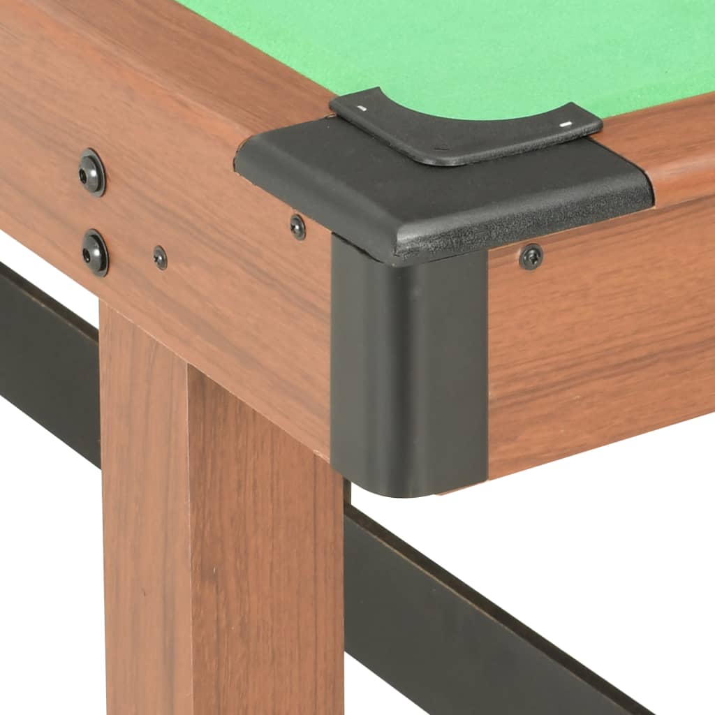 Brown Billiard Table