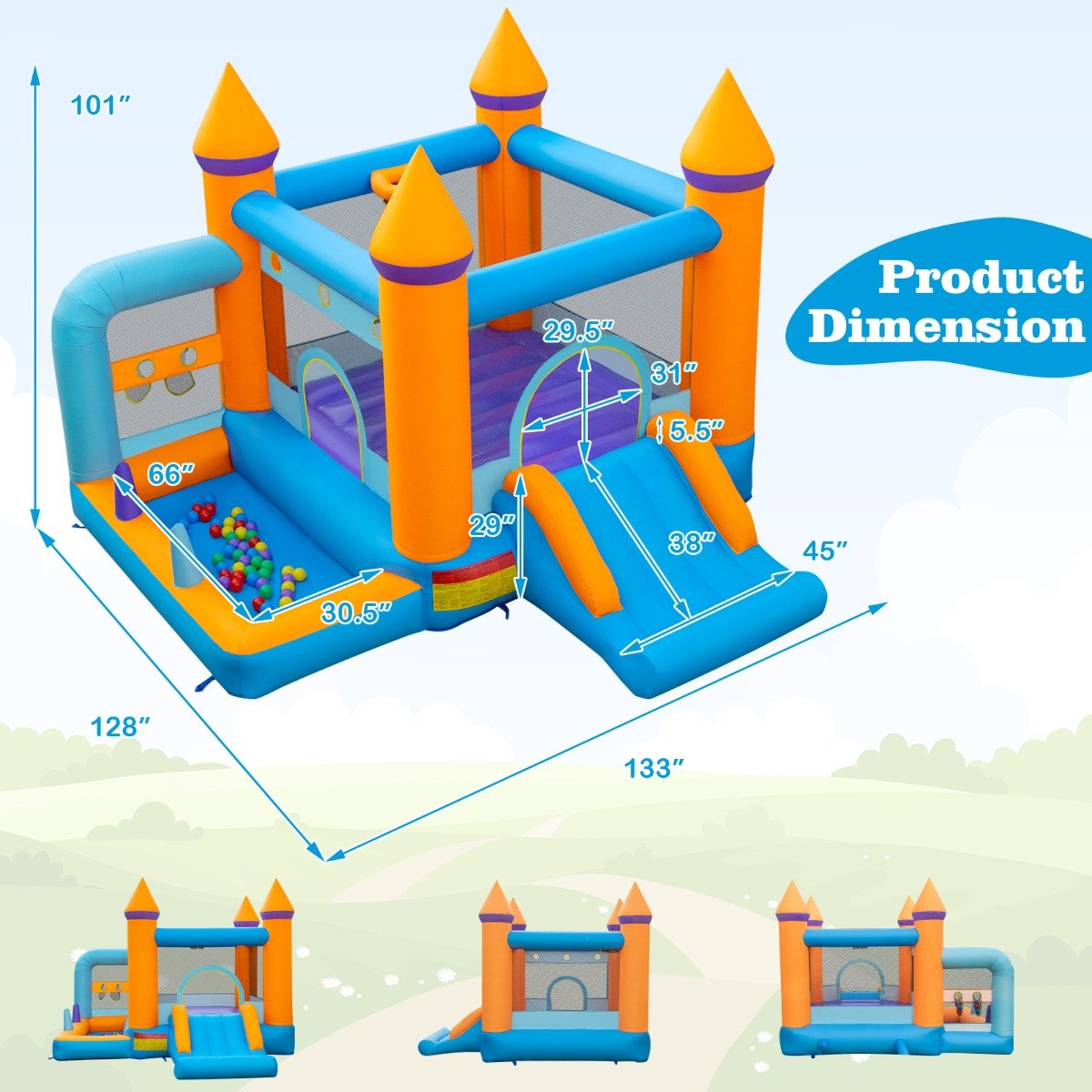 5-in-1 Bounce Castle - Your Destination for Endless Fun