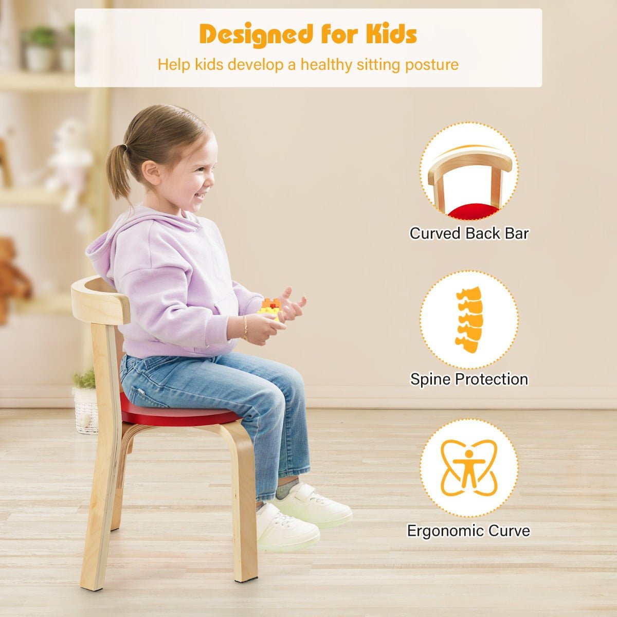 5 Pieces Wooden Kids Table and Chairs Set: Where Fun Meets Quality - Buy Now!