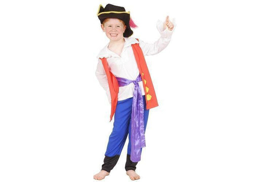 Captain Feathersword Wiggles Kids Costume Set with Hat - perfect for imaginative play at home.