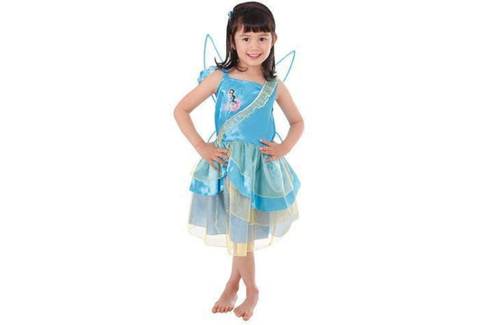 Silvermist Fairy costume with wings, perfect for kids imaginative playtime at home.