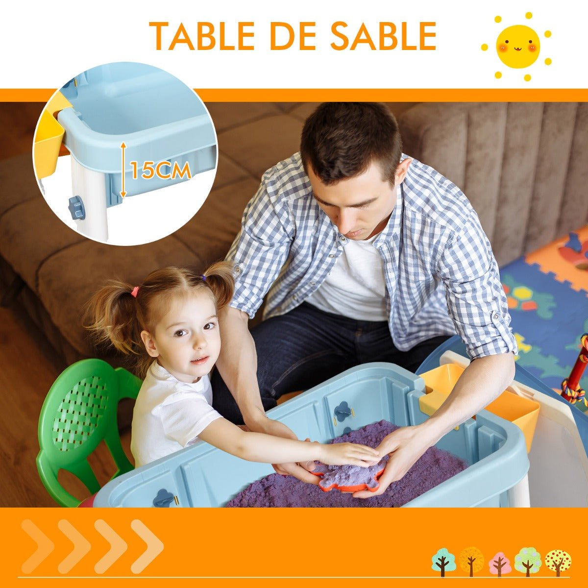 Discover Endless Fun with 6 in 1 Building Block Table