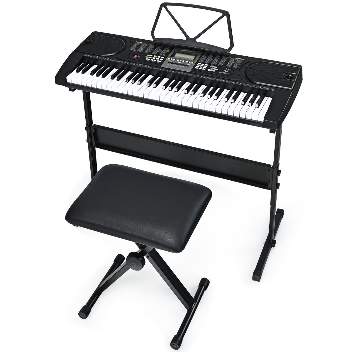 Express Yourself Musically - 61-Key Electric Piano Keyboard with Mic & Headphone