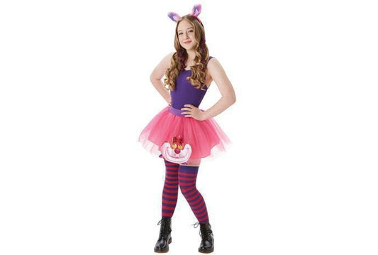 Alice in Wonderland Cheshire Cat tutu set for adults, perfect for themed parties or costumes.