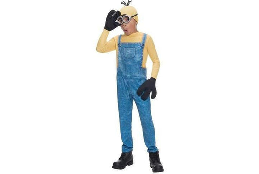 Minion Kevin costume for kids, official Despicable Me design, perfect for playtime at home.