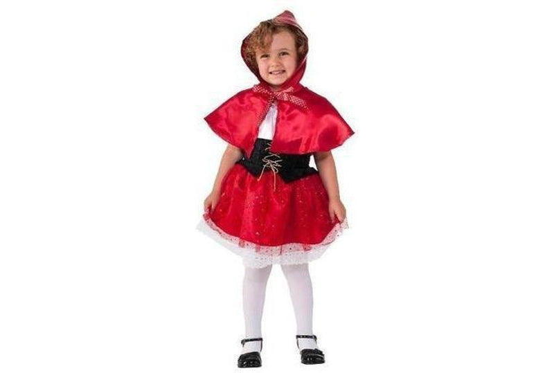 Girls Little Red Riding Hood Halloween Costume, perfect for childrens dress-up at home