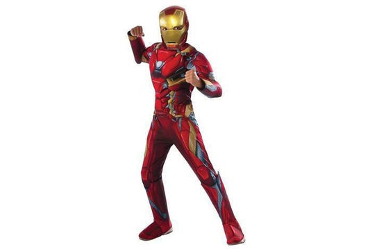 Iron Man Civil War Deluxe Kids Costume | Official Marvel product for imaginative play