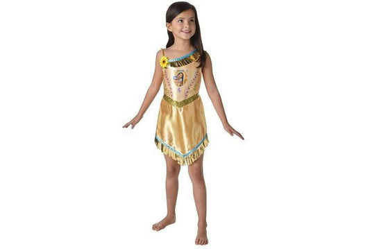 Disney Pocahontas costume dress for girls featuring Native Princess design for imaginative play.