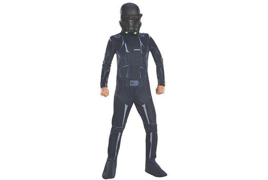 Kids Star Wars Death Trooper costume for play, age 8-10, from Rogue One series.
