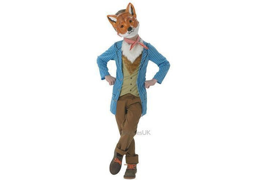 Mr Fox Deluxe Tween Costume with Mask for imaginative play and dress-up fun at home.