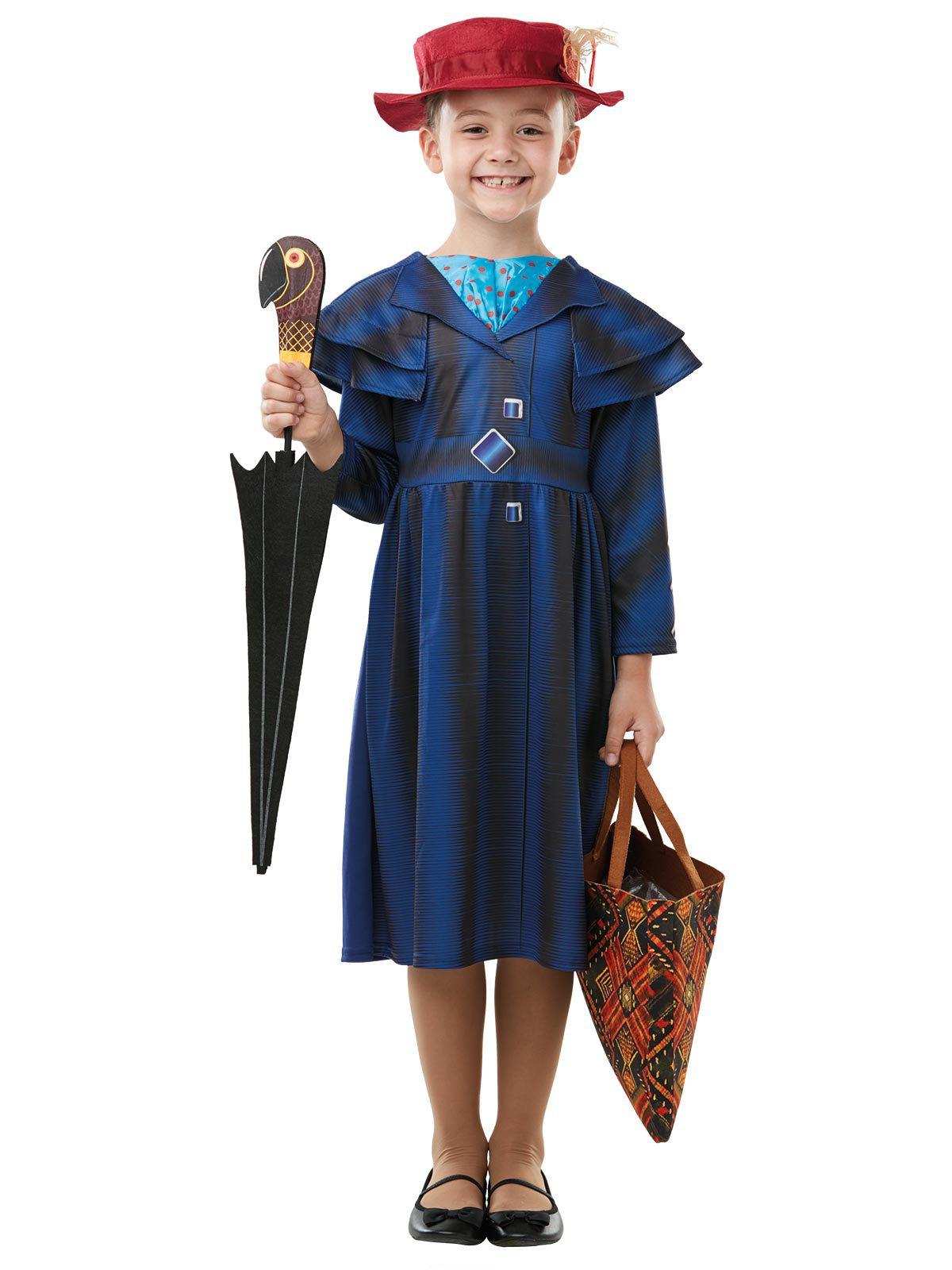 Mary Poppins Returns Kids Costume by Disney | Authentic dress for magical home play