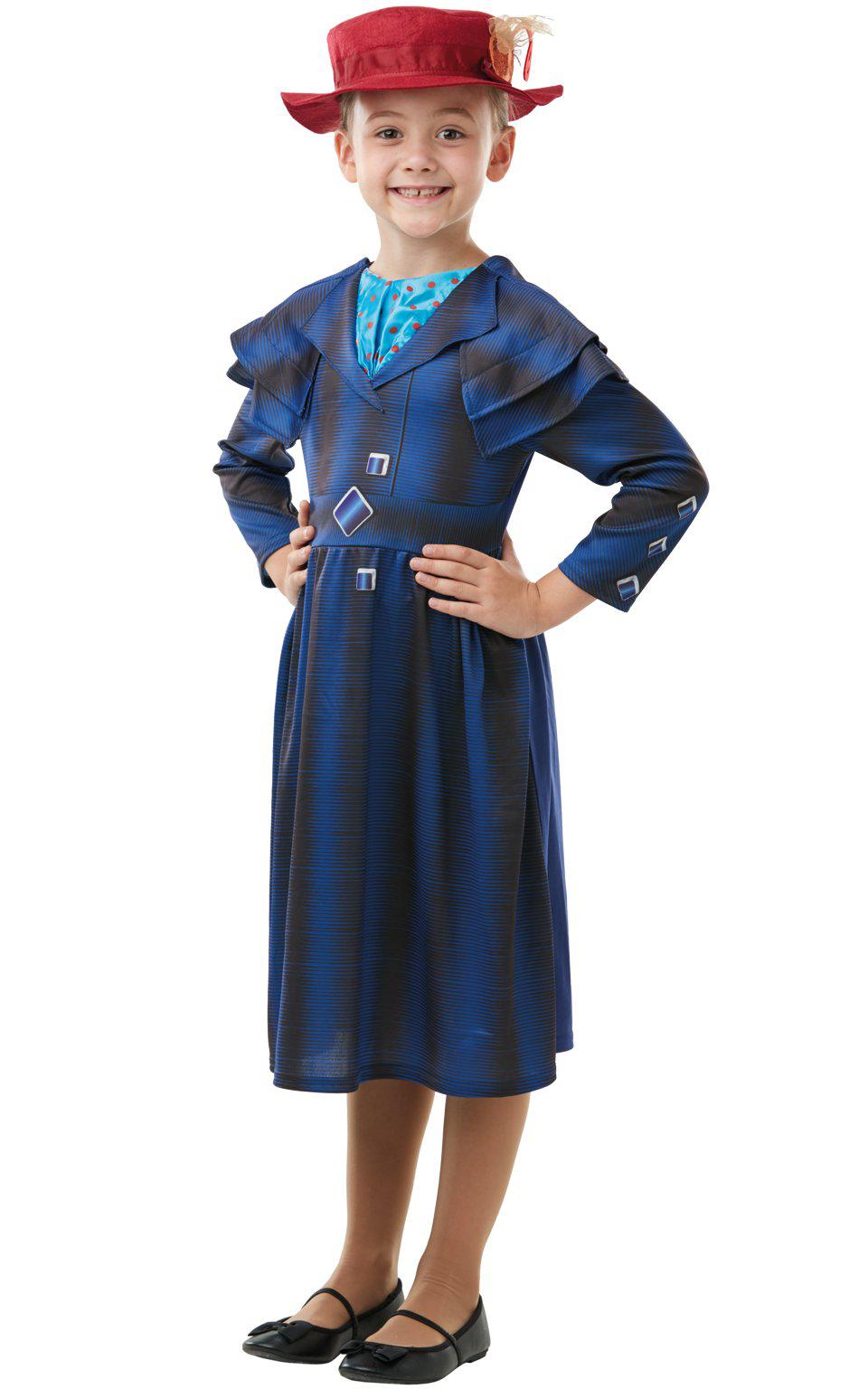 Mary Poppins Returns Kids Costume, official Disney design for imaginative play at home.