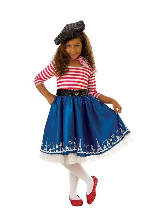 Petite Mademoiselle French Girl Costume for Kids - Ideal for imaginative play at home