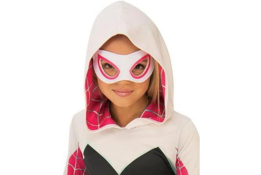 Kids Ghost Spider costume for Halloween dress up - Marvel character outfit for fun at home.