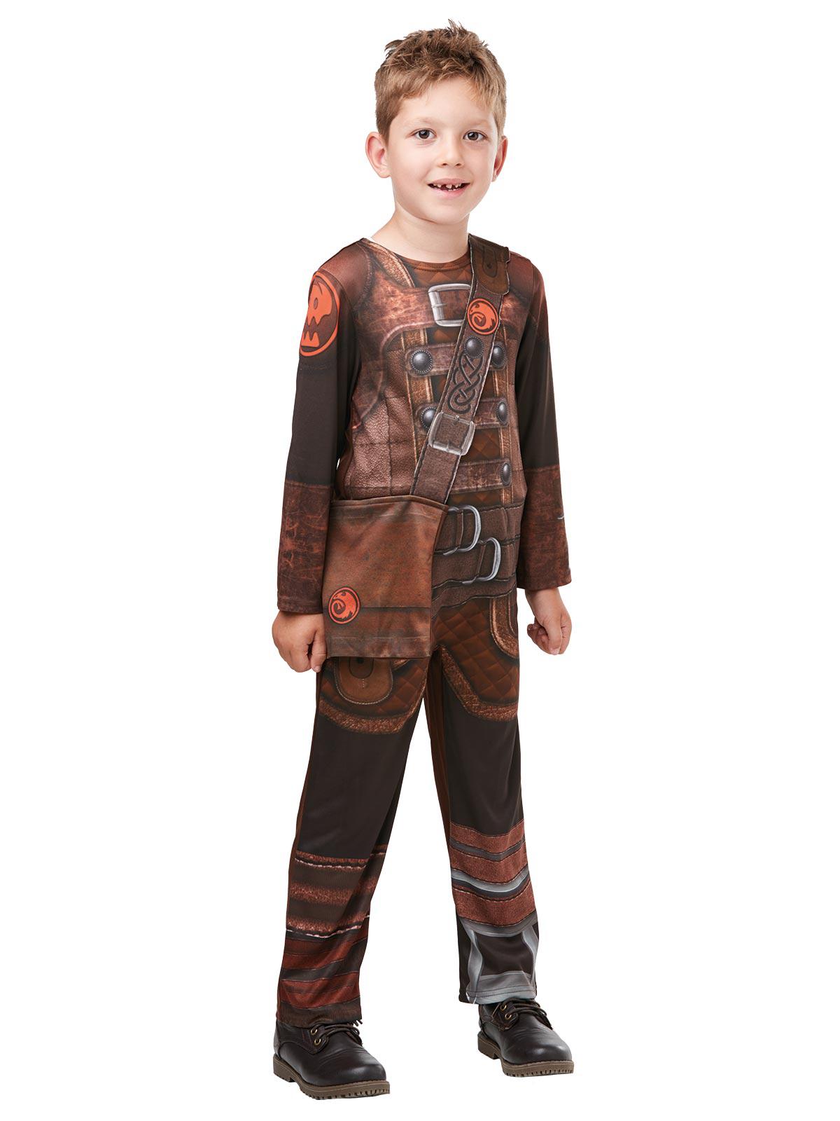 Hiccup costume for kids inspired by How to Train Your Dragon, perfect for dress-up play.