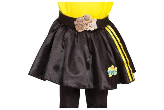 Emma Wiggle satin skirt for kids costume, perfect for dress-up play at home.