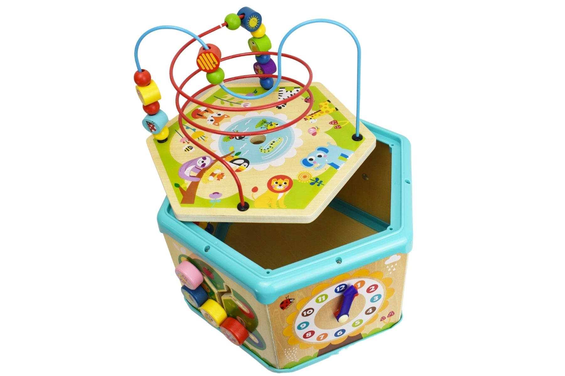 Colourful Wooden Activity Center