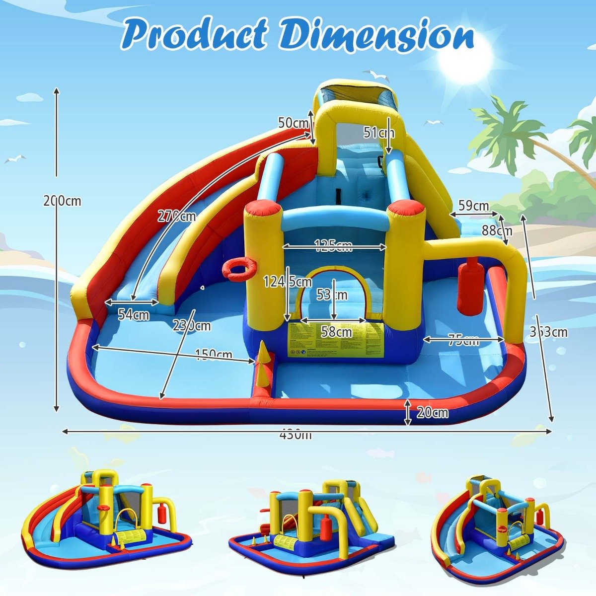 Ultimate Kids' Water Play Castle